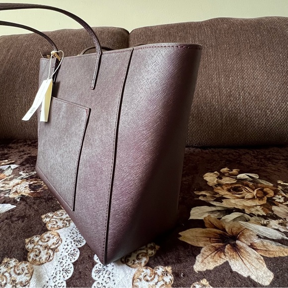 TORY BURCH Large Emerson Saffiano Leather Tote Bag With Removable Tassel NWT - Picture 14 of 16